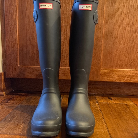 Hunter Shoes - Hunter Tall Matte Black Boots size: US10, UK8, EU42